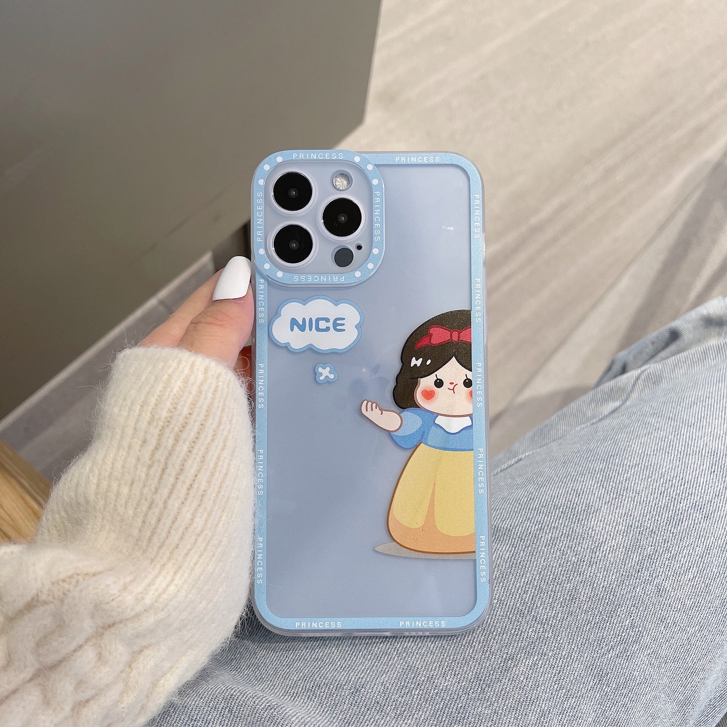 Cute Snow White Soft iPhone Cases