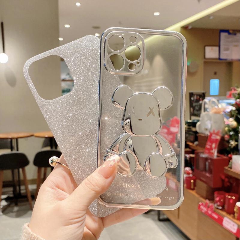 Glitter Bear iPhone Cases